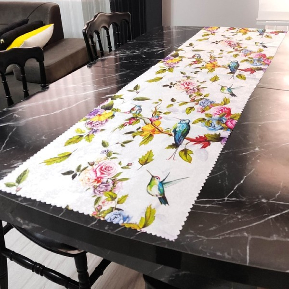 Gabella Home Style Runner - Beyaz - 140 x 40 cm Masa Örtüsü Fiyatı