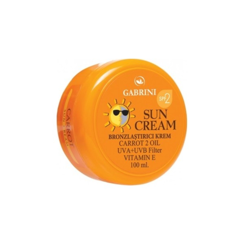 Gabrini Bronzlaştırıcı Havuç Güneş Kremi Spf 2 100 ml Güneş Kremleri ve Losyonları Fiyatı