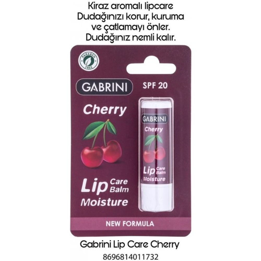 Gabrini Dudak Balmı - Lip Care Cherry Dudak Bakımı / Koruyucu Fiyatı