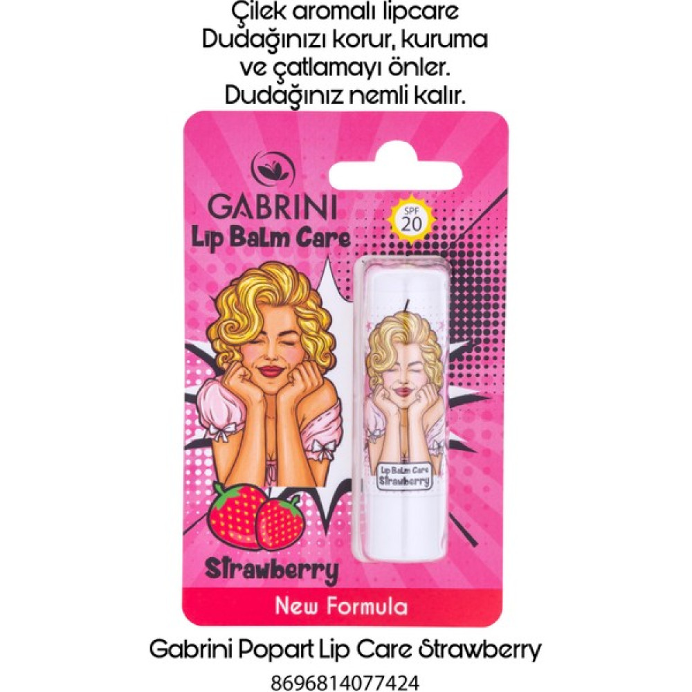 Gabrini Dudak Balmı - Lip Care Strawberry Dudak Bakımı / Koruyucu Fiyatı