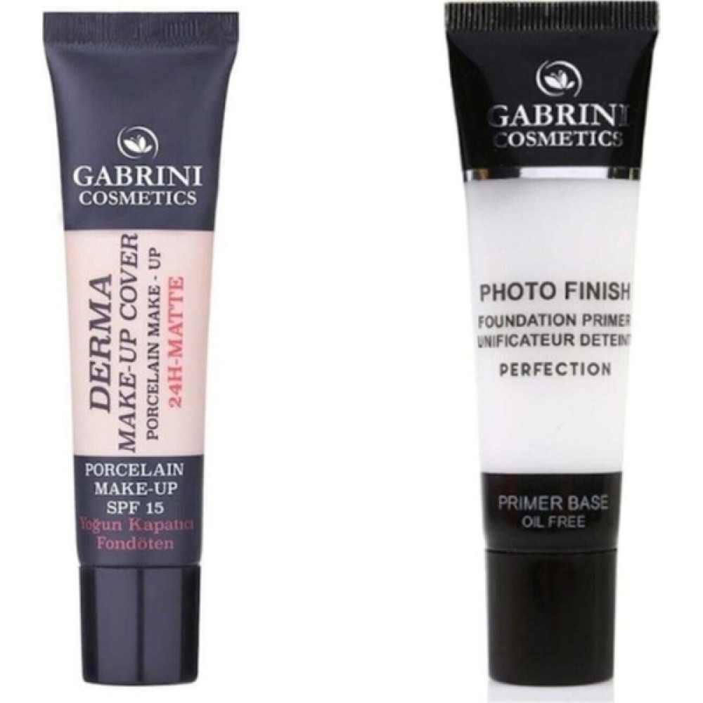 Gabrini Fondöten - Derma Make-Up Cover Foundation 101 + Makyaj Bazı Fondötenler Fiyatı