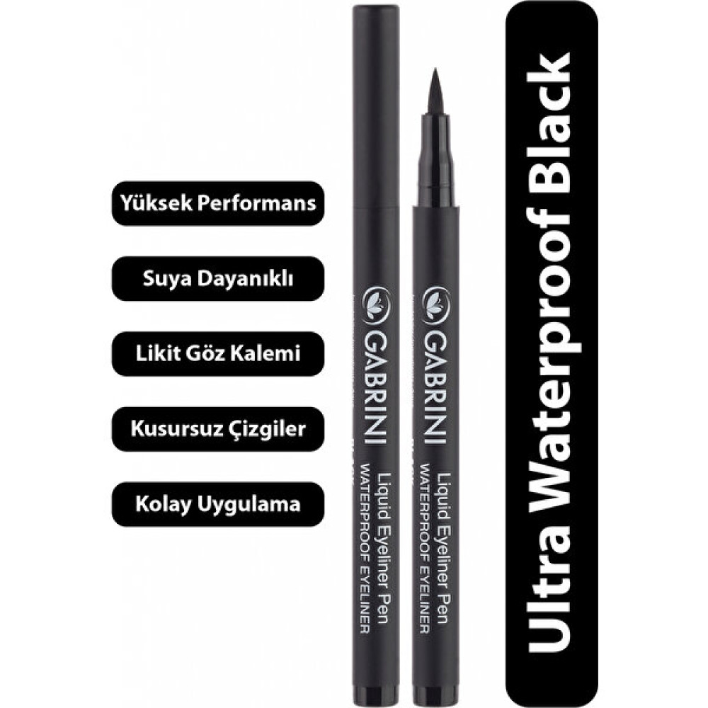 Gabrini Kalem Dipliner Black Waterproof Liquid Eyeliner Pencil Eyeliner Fiyatı