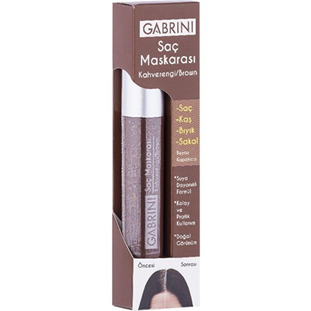 Gabrini Saç Maskarası Kahverengi 6ml Saç Boyası Fiyatı