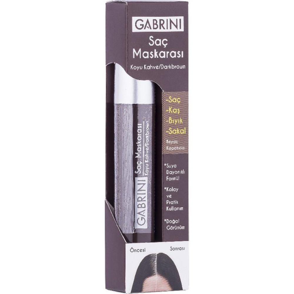 Gabrini Saç Maskarası Koyu Kahve Saç Bakım Maskeleri & Serumlar & Spreyler Fiyatı