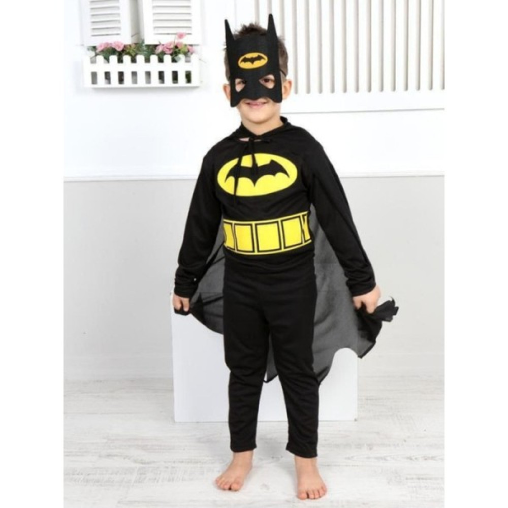 Gadget Gear Süper Kahraman Kostüm - Batman Çocuk Kostüm - 5 - 6 Yaş - Siyah Oyuncak Fiyatı