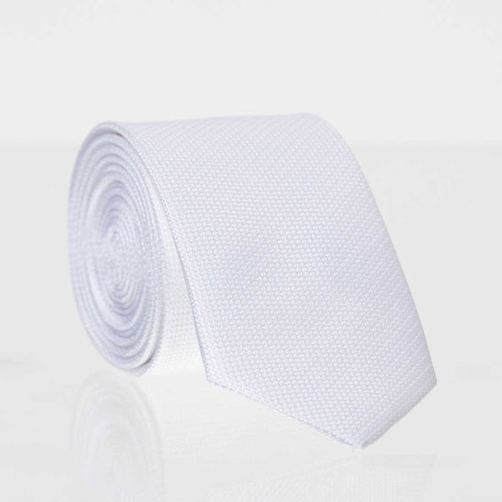Gaffy Beyaz Slim Fit Düz Renk Dokuma Kravat / Ddk-49 Kravat Fiyatı