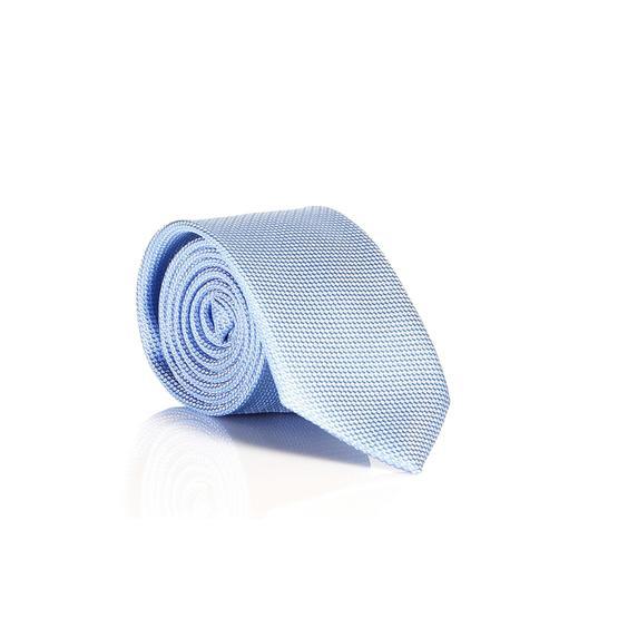 Gaffy DDK-10 Açık Mavi Slim Fit Düz Renk Dokuma Kravat