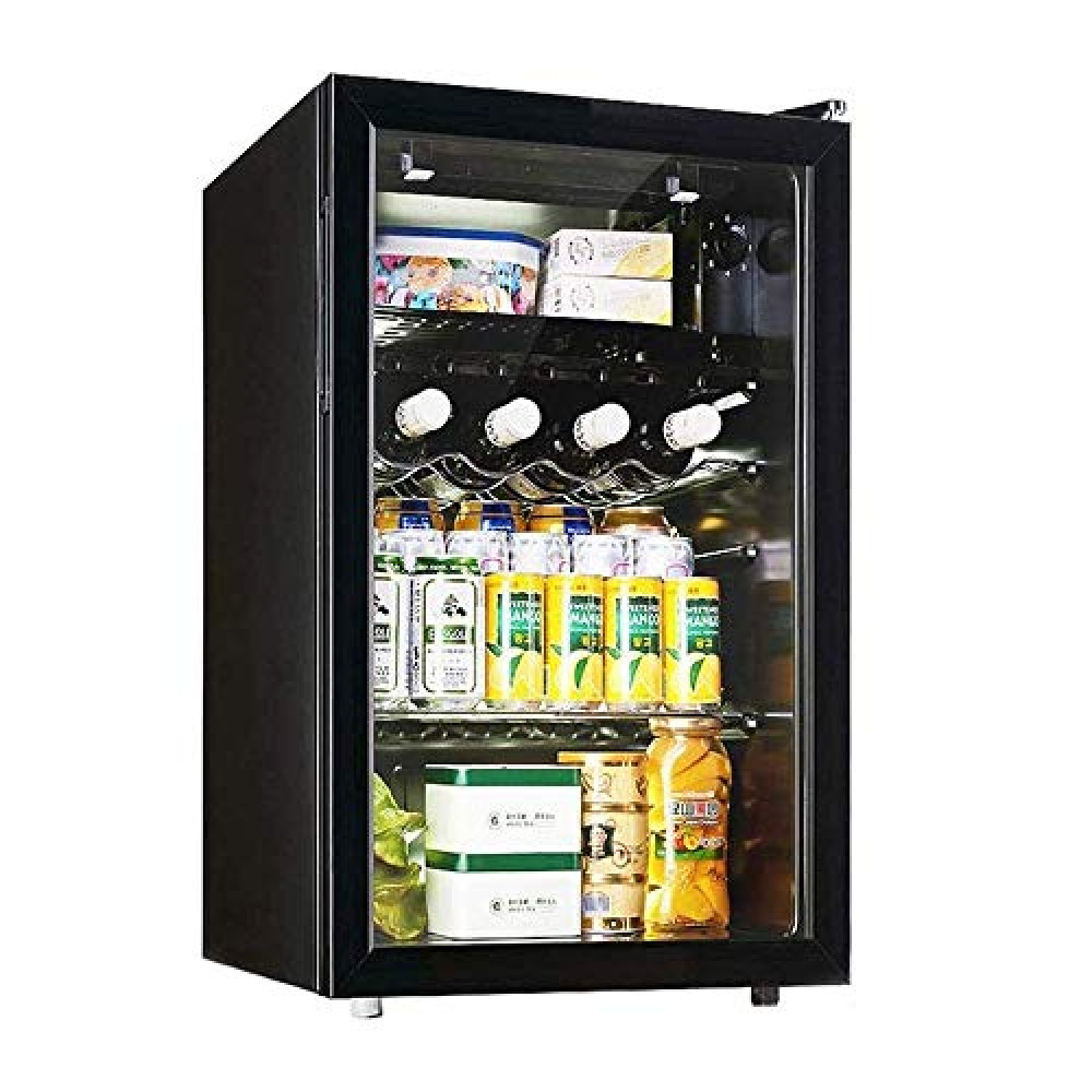 GagalU 2-in-1 High-Efficiency Compressor for Household Refrigerator Constant Temperature Wine Cooler, Double-Layer Tempered Glass Blocks Ultraviolet Rays and Strong Light