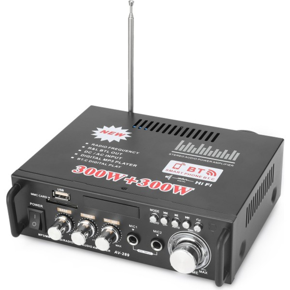 Gahome 12V/ 220V Mini 2ch LCD Ekran Hıfı Güç Amplifikatörü Bas Kontrolü (Yurt Dışından) Oto Hoparlörleri & SubWoofer Fiyatı