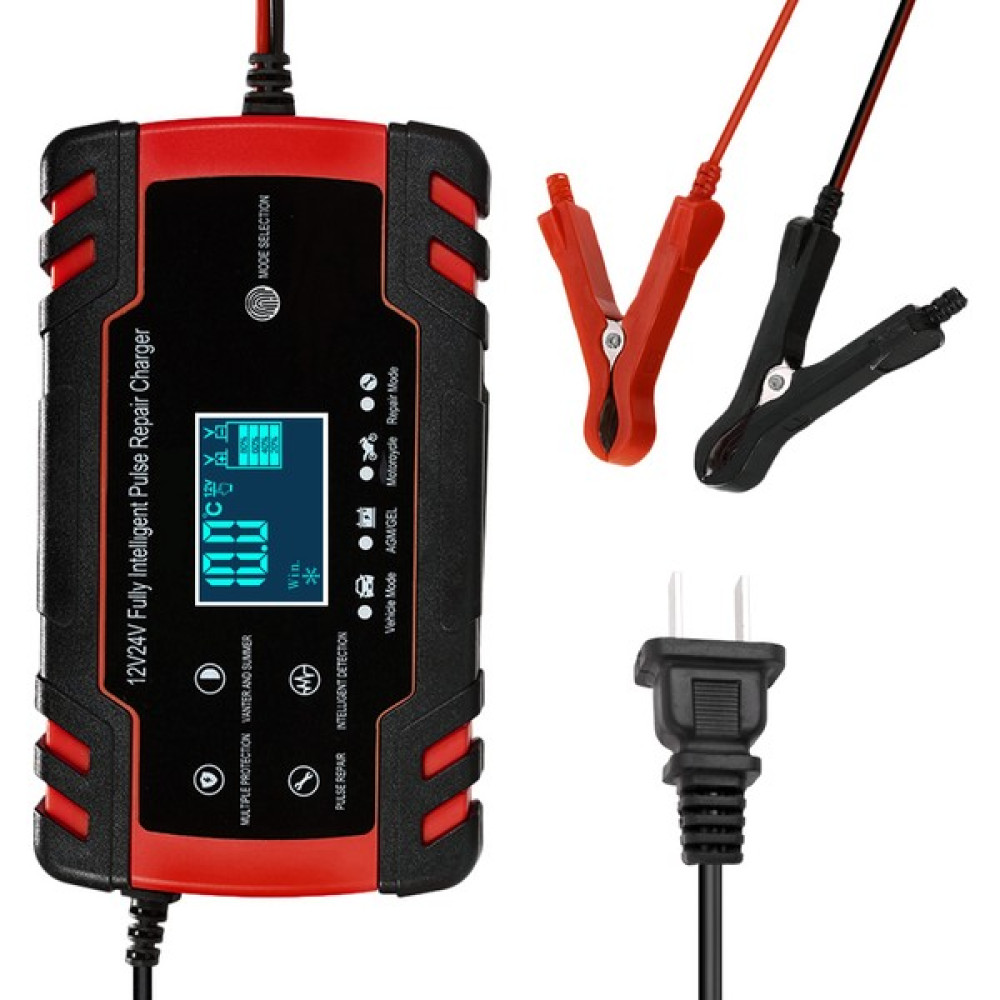 Gahome 12V 24V Motosiklet ve Araç Akü Şarj Cihazı (Yurt Dışından) Akü Şarj Edici Fiyatı