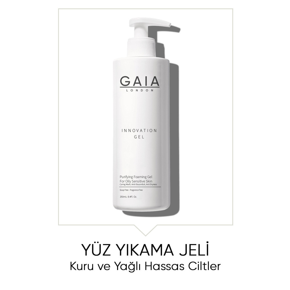 Gaia London Kuru Ve Yağlı Ciltler Için Yüz Temizleme Jeli ( Innovatıon Gel) 250 ml Cilt Temizleme ve Peeling Fiyatı