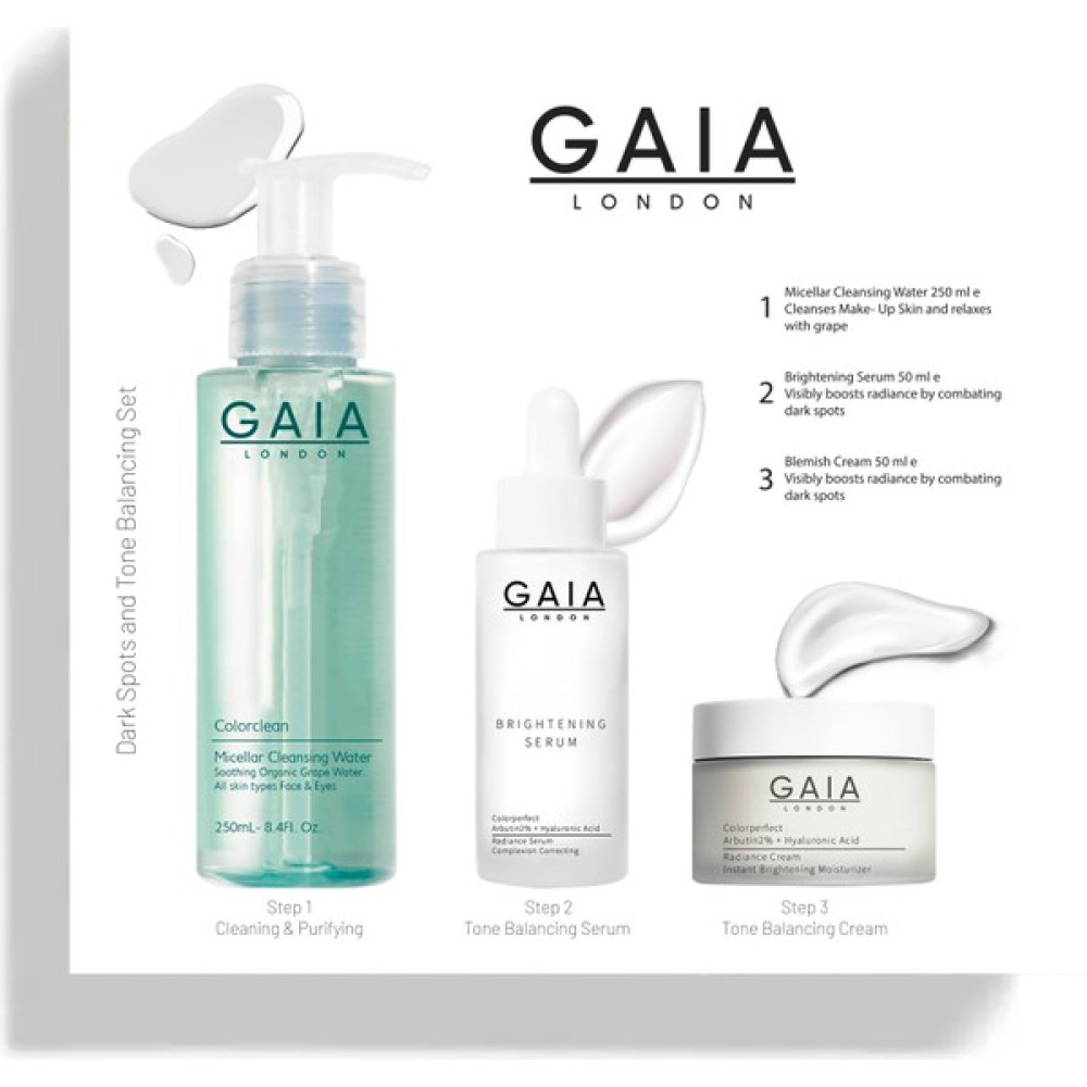 Gaia London Leke Aydınlatıcı ve Gözenek Sıkılaştırmayı Hedefleyen Cilt Bakım Seti Cilt ve Yüz Bakımı Fiyatı