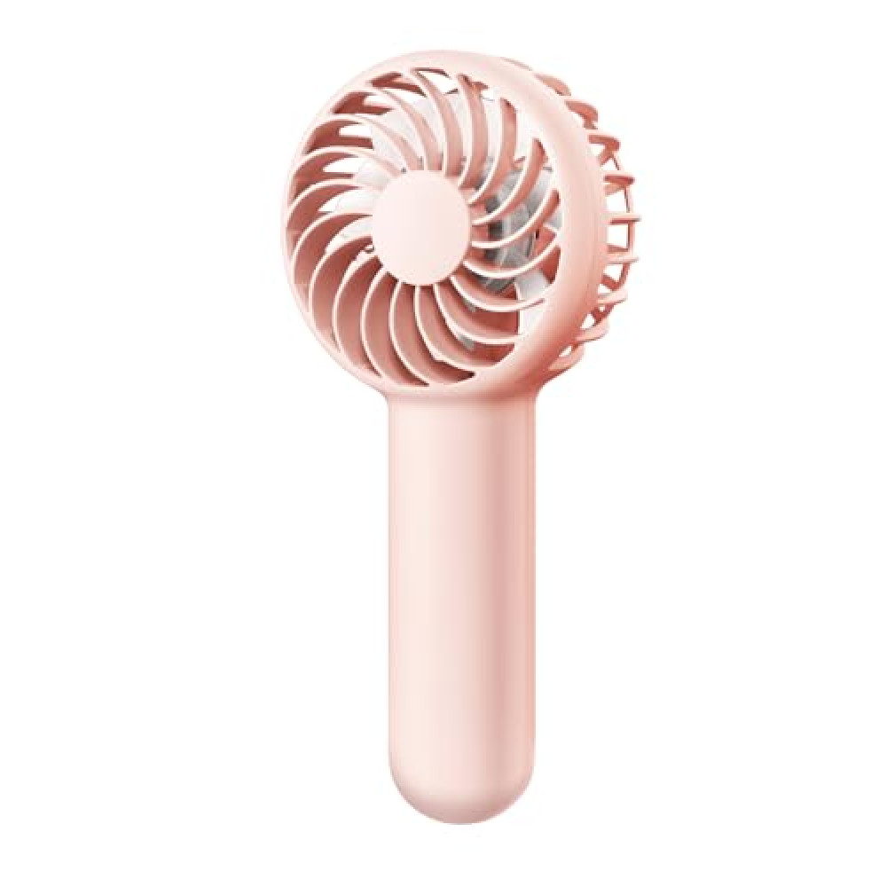 Gaiatop Mini Portable Fan, 3 Speed Powerful Handheld Fan, 2000mAh Battery Operated Cute Design Personal Small Fan, USB Rechargeable Makeup Eyelash Hand Fan Travel Essentials for Women Girls Pink