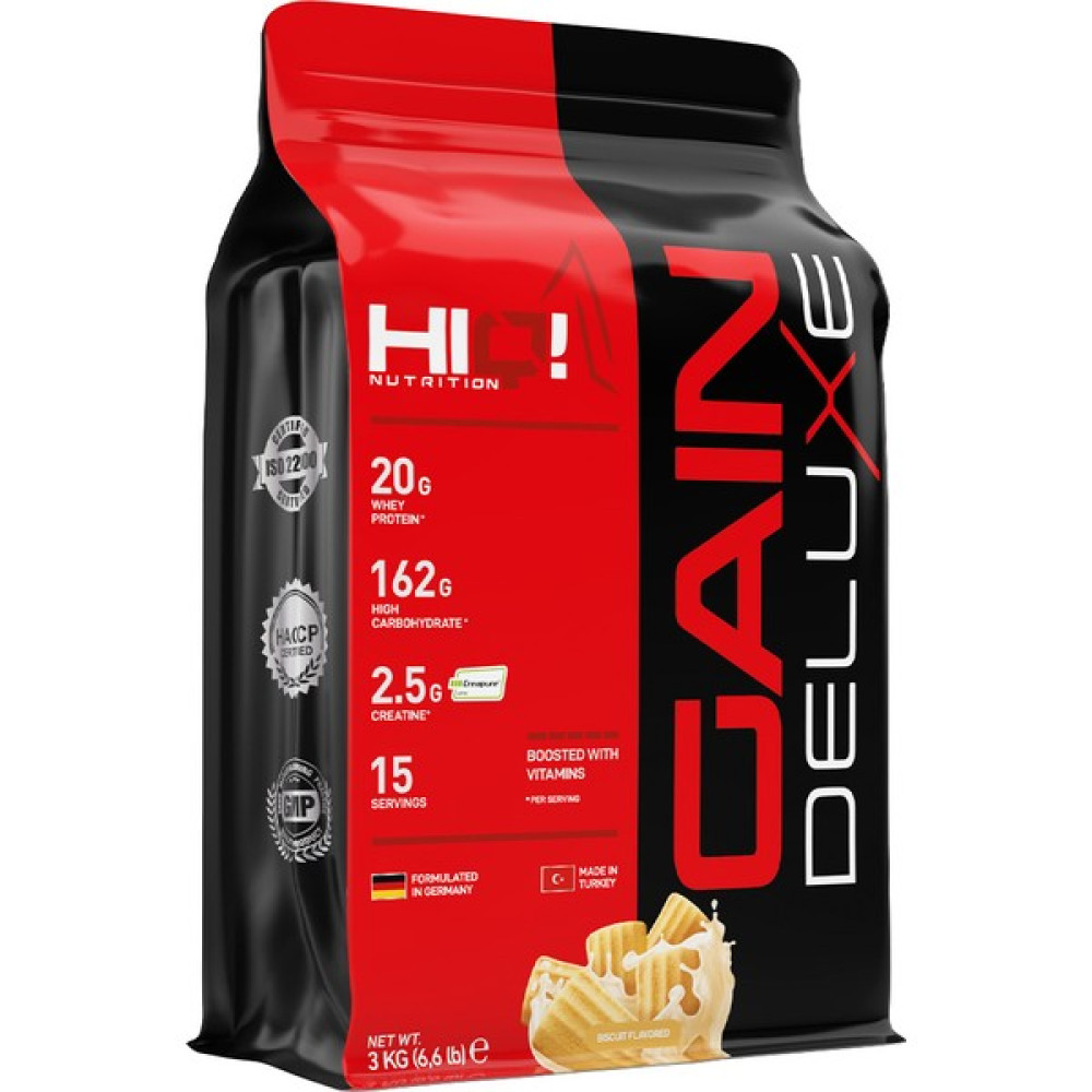 Gain Deluxe 3 kg Biscuit Flavored - Sade Sporcu Besinleri Fiyatı