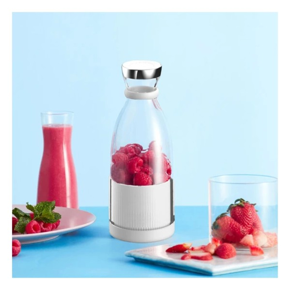 Gaintech Taşınabilir Blender Şişe Smoothie, Shake Yapıcı, Mini Blender USB Şarj Edilebilir - Beyaz Blenderler Fiyatı