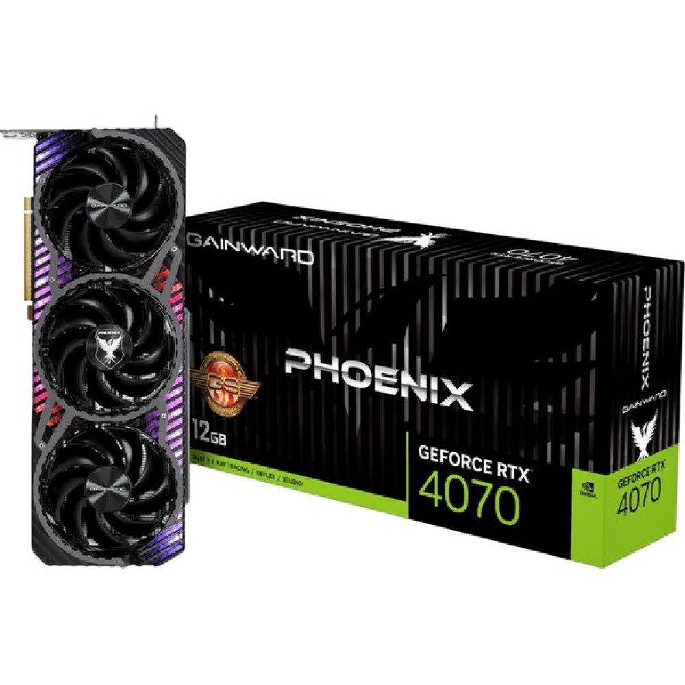 GAINWARD RTX 4070 PHOENIX GS 12GB GDDR6X 192 Bit RGB LED Nvidia Ekran Kartı Ekran Kartları Fiyatı