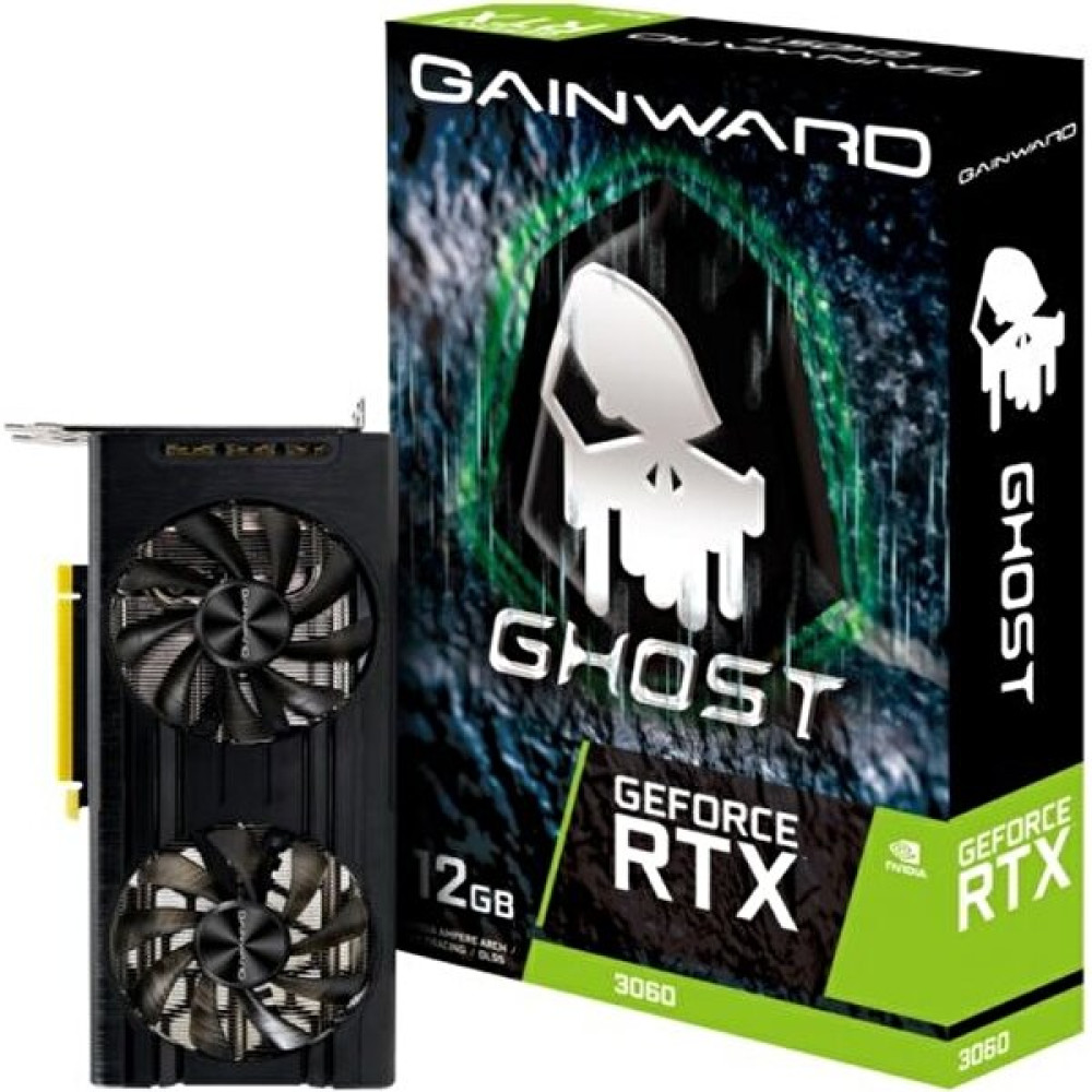 Gainward RTX3060 Ghost NE63060019K9-190AU 12GB Gddr6 HDMI V2.1 Displayport 8-Pin Ekran Kartı Ekran Kartları Fiyatı