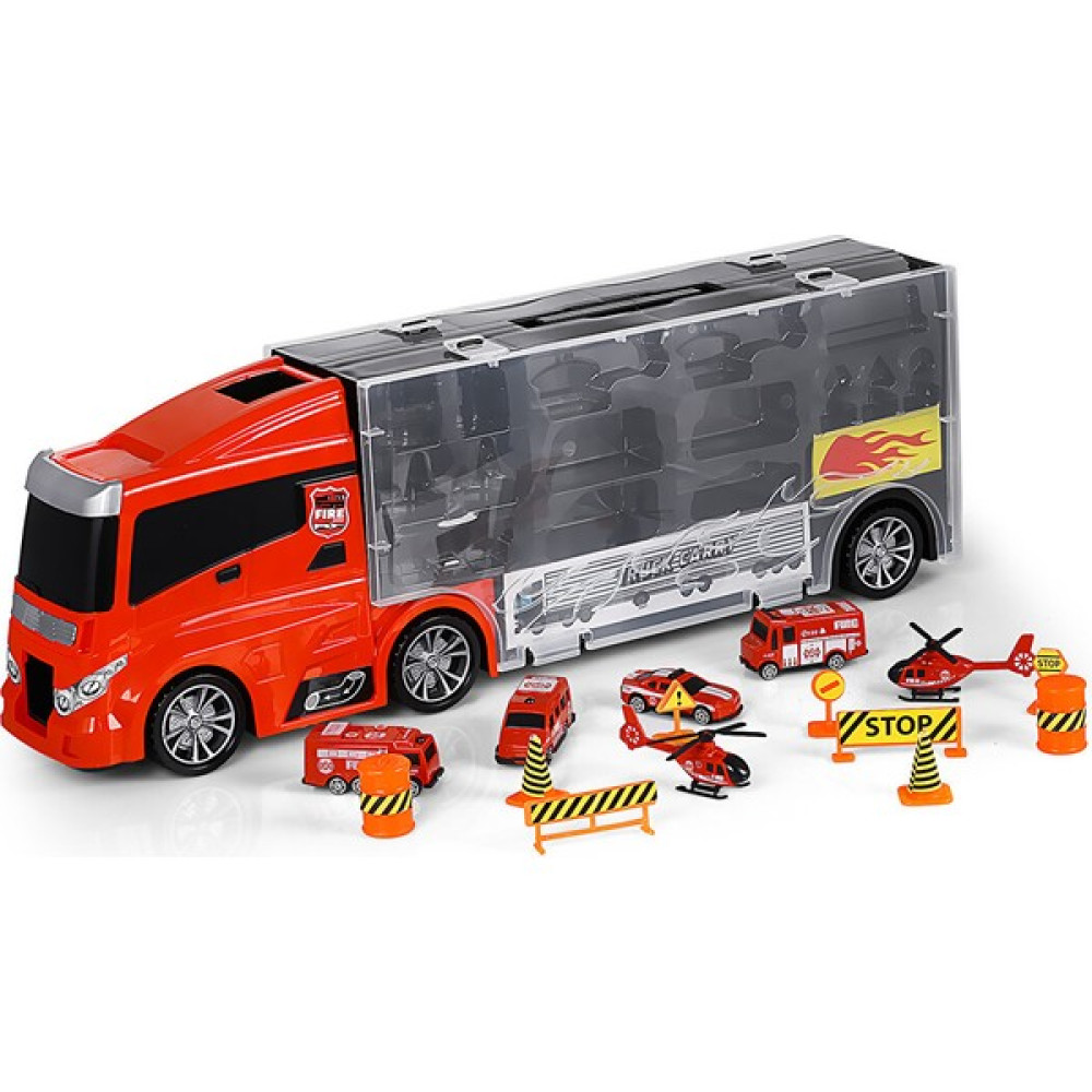 Gal Toys Itfaiye Taşıyıcı Tır 15+1 Parça - Renkli Oyuncak Araç Fiyatı