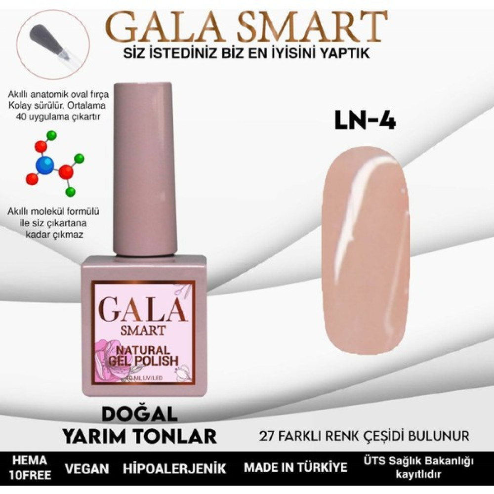 Gala Smart Natural Kalıcı Oje 10 Mle Ln4 Oto Boyaları Fiyatı