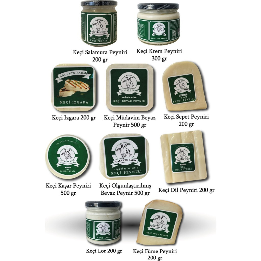 Galante Farm Keçi Türk Seçkileri - 3 kg Peynir Fiyatı