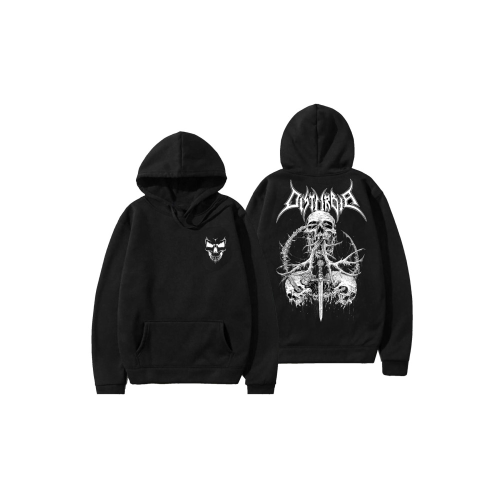 GALASHOP Grunge Streetwear Skull Gotik 145 XL Beden Bayan Sweatshirt Fiyatı