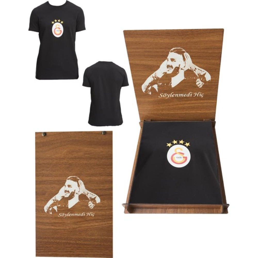 Galatasaray 4 Yıldız Siyah T-Shirt Icardi Ahşap Kutulu - L Oto Boyaları Fiyatı