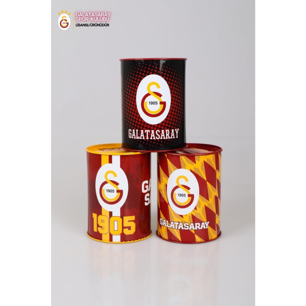 Galatasaray Yeni Sezon Lisanslı Galatasaray Metal Kumbara - Sarı - Kırmızı Kumbara Fiyatı