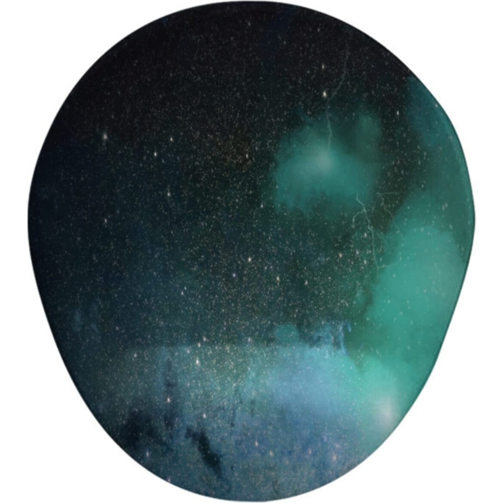 Galaxy 1 Oval Bilek Destekli Mouse Pad - Renkli Mouse Pad Fiyatı