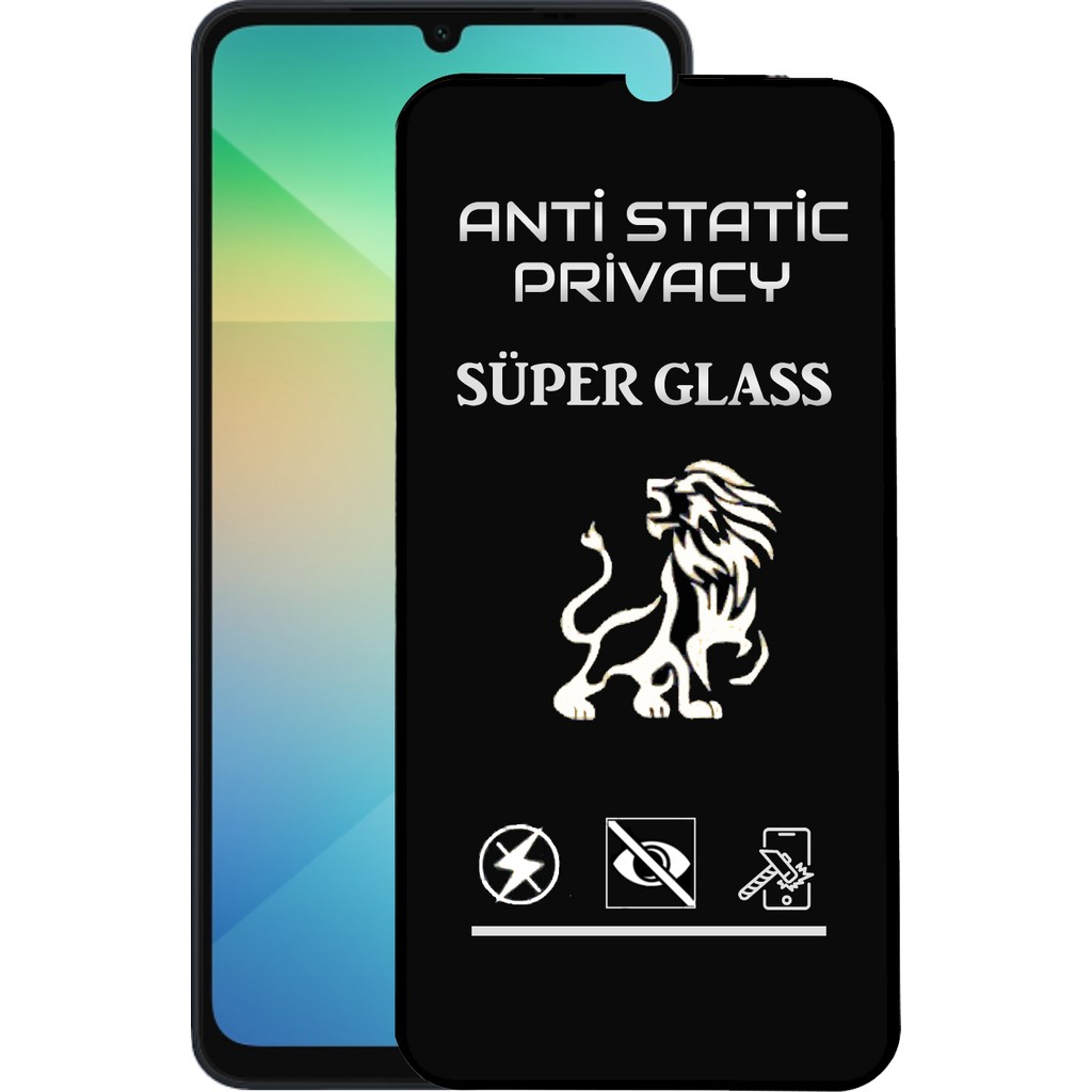 Galaxy A06 Tam Kaplayan Anti Statik Hayalet Süper Cam Ekran Koruyucu - Galaxy A06 Anti Statik Hayalet - Şeffaf Cep Telefonu Ekran Koruyucusu Fiyatı