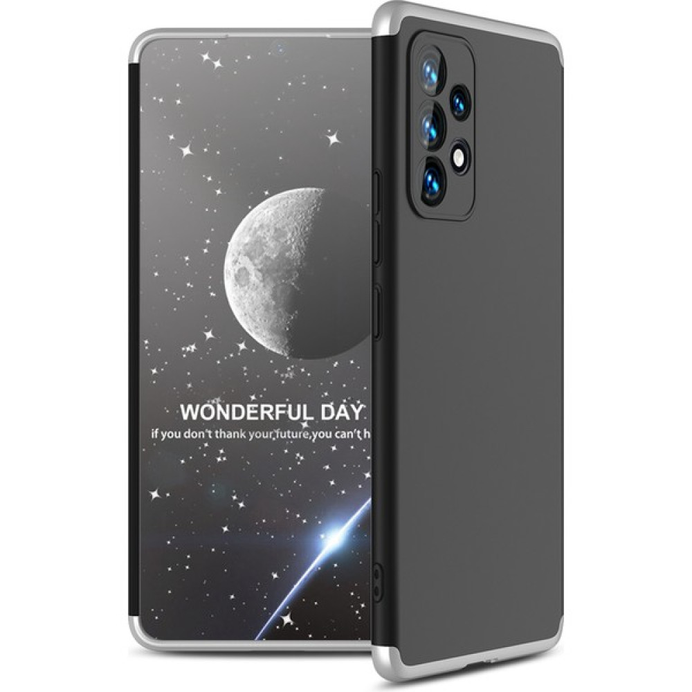 Galaxy A73 5g Kılıf Darbe Emici Kamera Koruyuculu 360 Ays Kapak - Siyah Gri - Galaxy A73 Cep Telefonu Kılıfı Fiyatı
