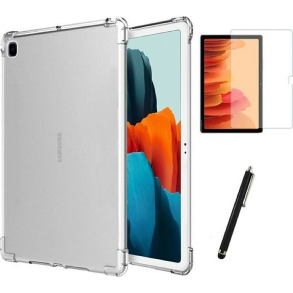 Galaxy Tab A8 10.5 SM-X200 (2021) Wifi Kılıf Tablet Nitro Anti Shock Silikon Set - Şeffaf Tablet Kılıfı Fiyatı