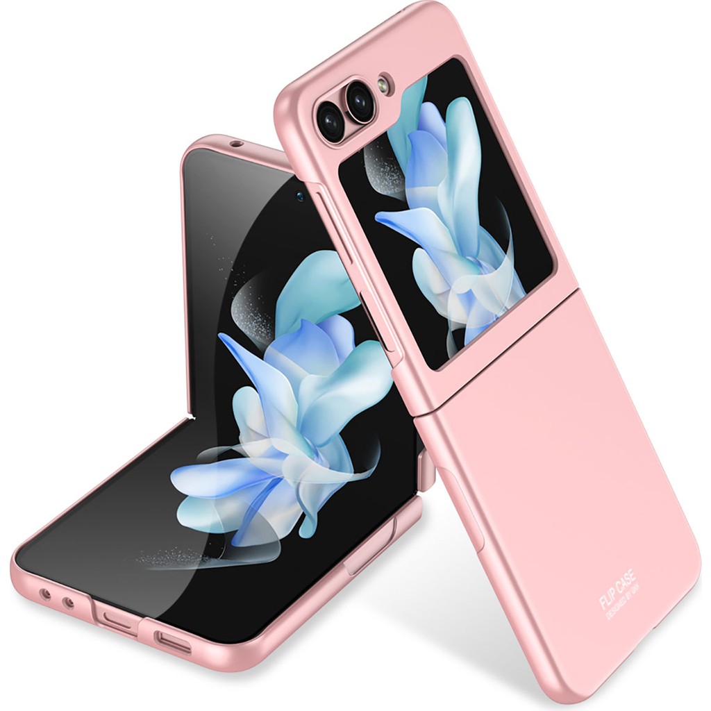 Galaxy Z Flip 5 Kılıf Zore Korumalı Sert Plastik Kıpta Kapak - Pembe Cep Telefonu Kılıfı Fiyatı