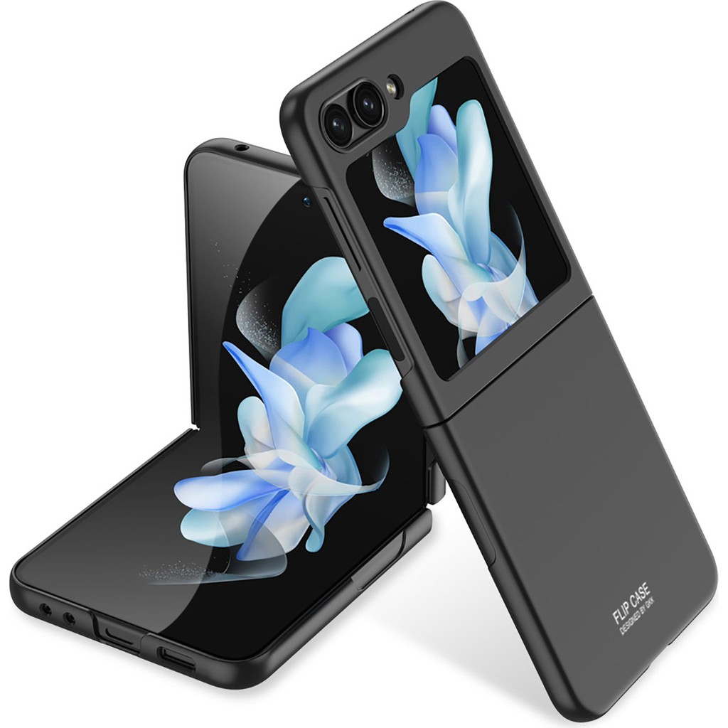 Galaxy Z Flip 5 Kılıf Zore Korumalı Sert Plastik Kıpta Kapak - Siyah Cep Telefonu Kılıfı Fiyatı