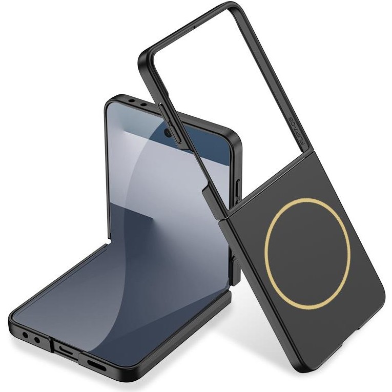 Galaxy Z Flip 7 Uyumlu Magsafe Kılıf Kamera Korumalı Premium Kapak Mat Tasarım Ince Yapılı - Siyah Cep Telefonu Kılıfı Fiyatı