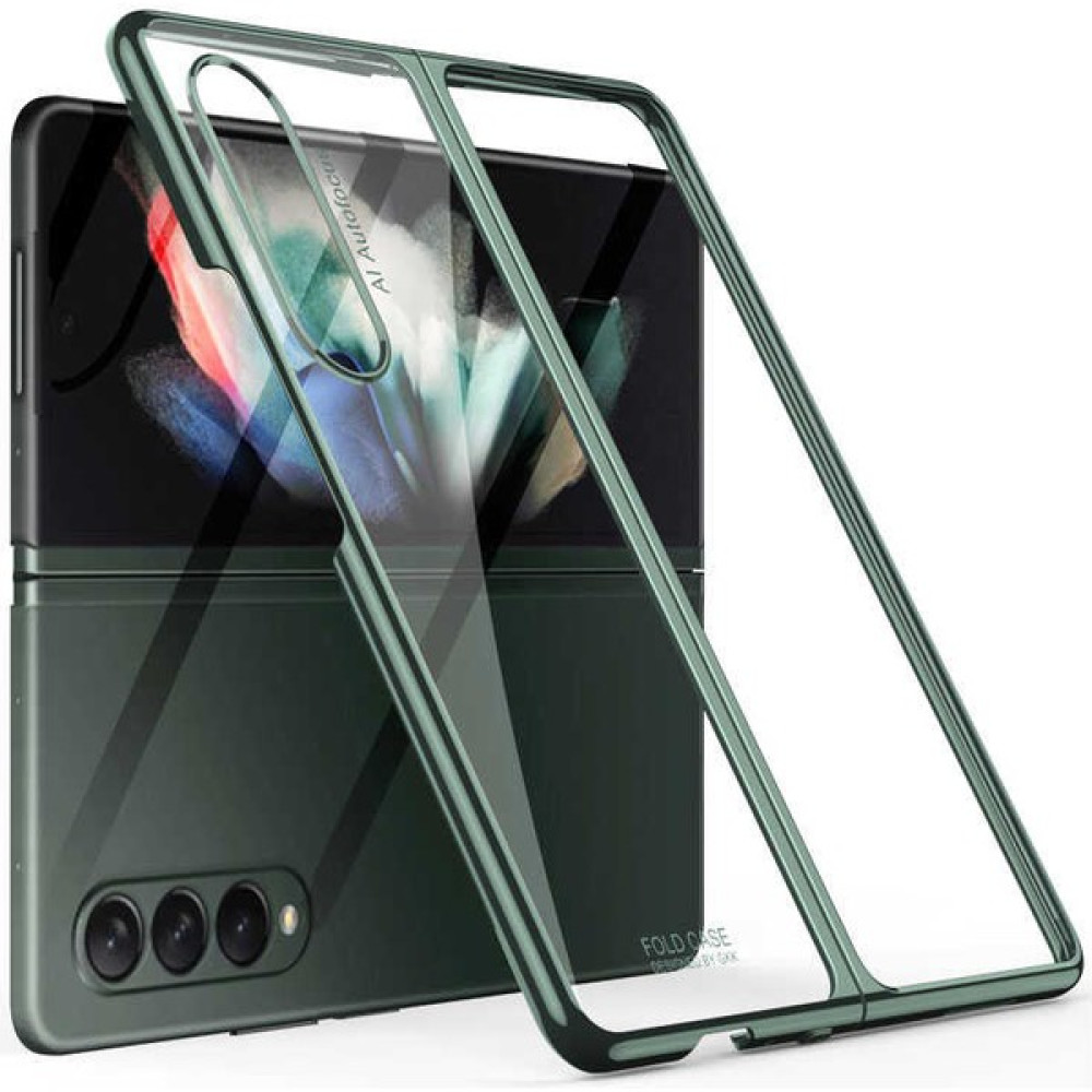 Galaxy Z Fold 3 Kılıf Kıpta Kapak - Koyu Yeşil Cep Telefonu Kılıfı Fiyatı