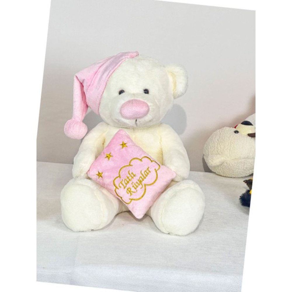 Galen Uyku Arkadaşım Yumuşacık Ayıcık 35 cm - 07-Pembe Oto Boyaları Fiyatı