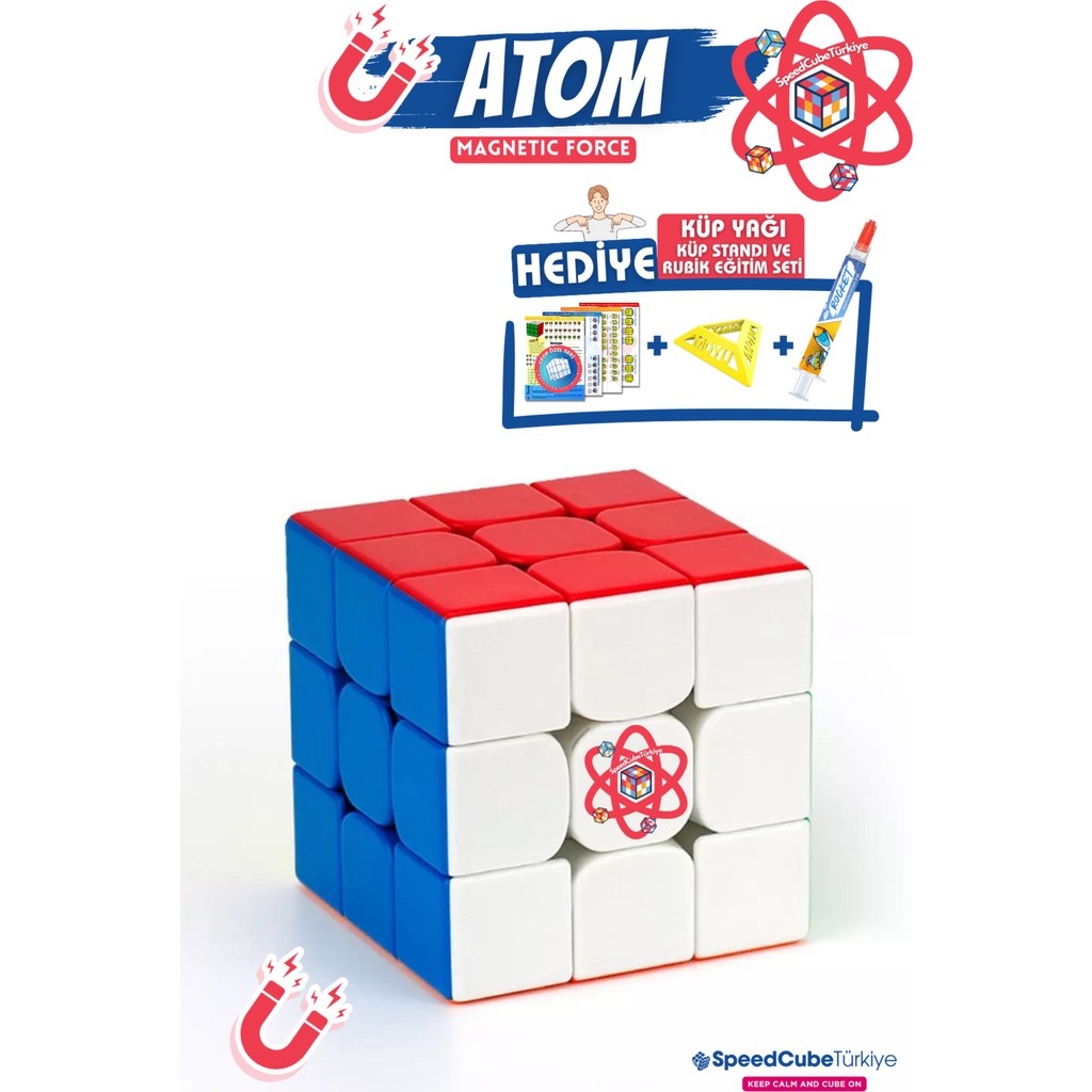 Galery Wood 3x3 Profesyonel Rubik Akıl Zeka Küpü Speedcube Mıknatıslı Manyetik Magnetic Eğitici Oyuncak Hız Küpü - Çok renk_variant_propertyli Anne Bebek Oyuncak Fiyatı