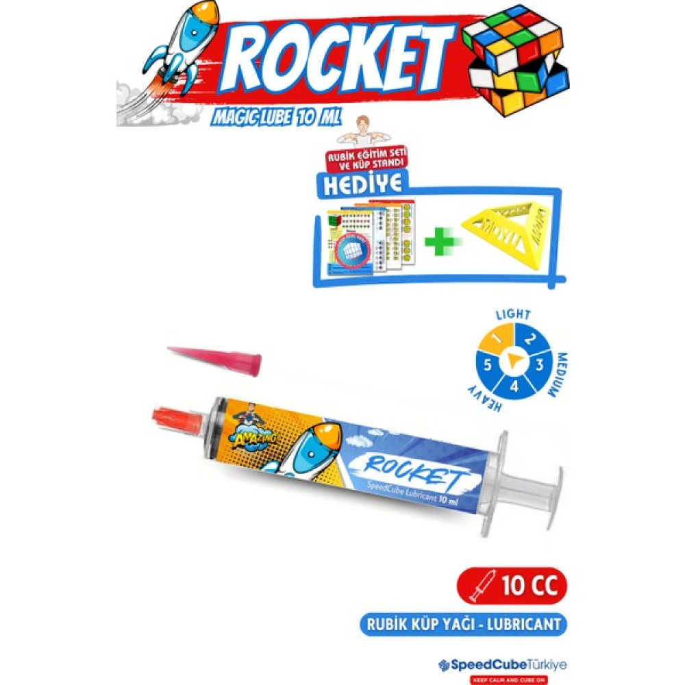 Galery Wood Rocket Weight 1 Profesyonel Rubik Küp Yağı - Rubik Küp Lube - Zeka Küpü Yağı Lube Lubricant Yağlayıcı 10 ml Oyun & Hobi Fiyatı