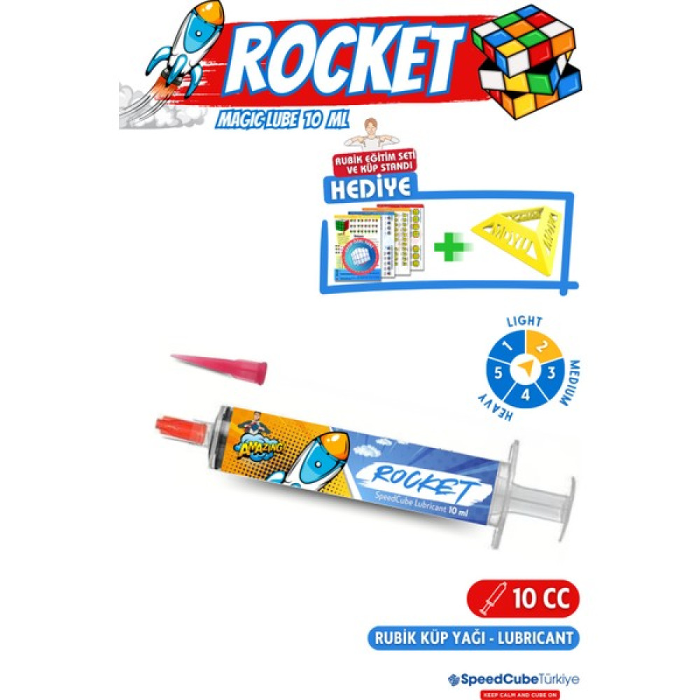 Galery Wood Rocket Weight 2 Profesyonel Rubik Küp Yağı - Rubik Küp Lube - Zeka Küpü Yağı Lube Lubricant Yağlayıcı 10 ml Oyun & Hobi Fiyatı