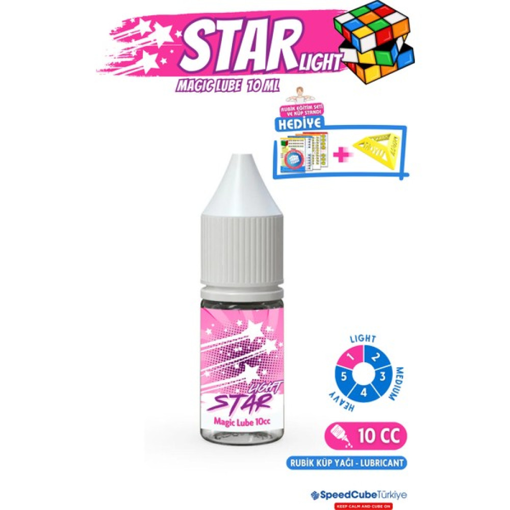 Galery Wood Star Light Magic Lube Profesyonel Rubik Küp Yağı - Rubik Küp Lube - Zeka Küpü Yağı Lube Lubricant Yağlayıcı 10 ml Oyun & Hobi Fiyatı