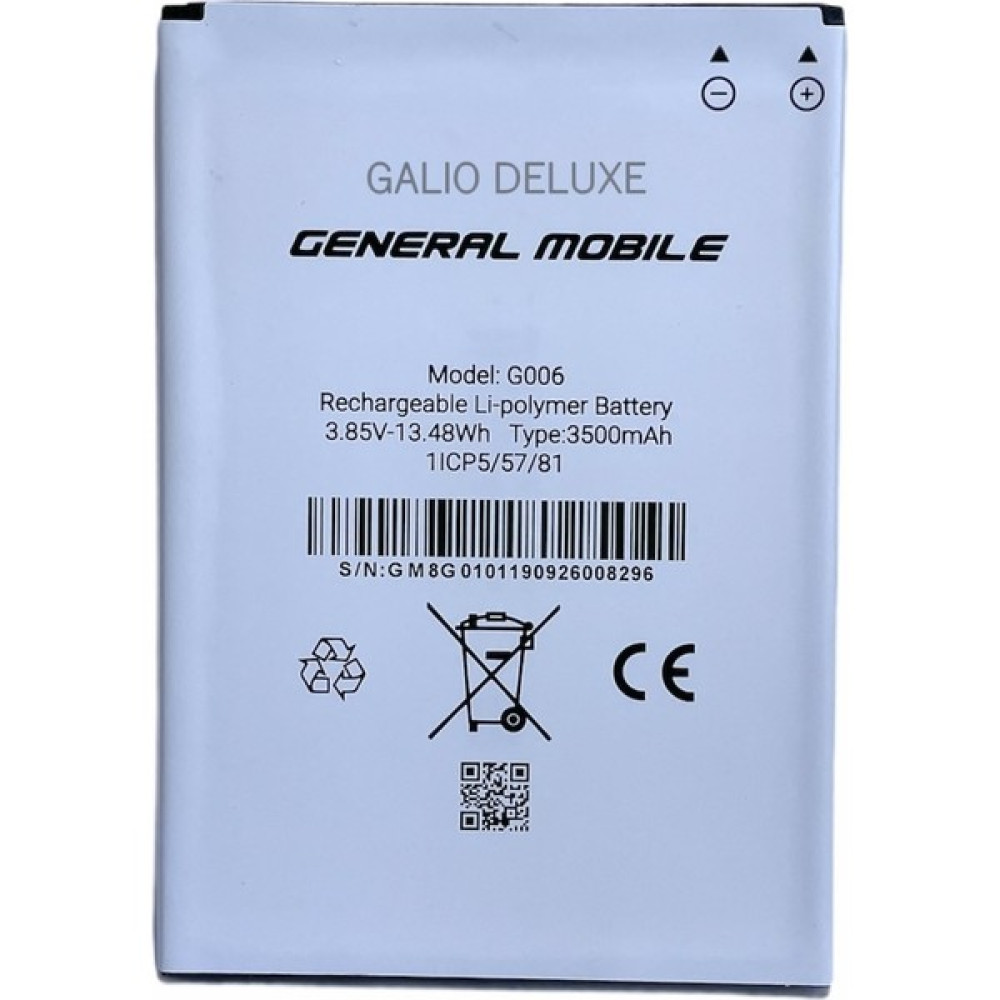 Galio General Mobıle Gm8 Go G006 Batarya Cep Telefonu Bataryası Fiyatı