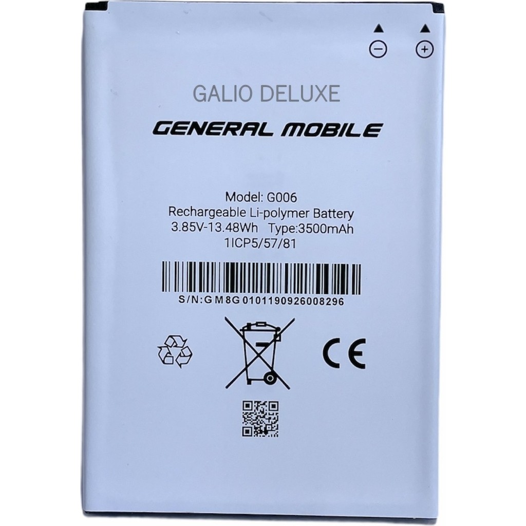 Galio General Mobıle Gm8 Go G006 Batarya Diğer Fiyatı