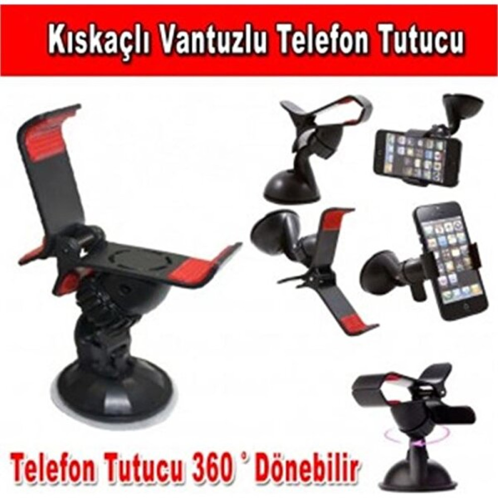 Gali's Araç Içi Kıskaçlı Vantuzlu Telefon Tutucu Cep Telefonu Tutucu Fiyatı