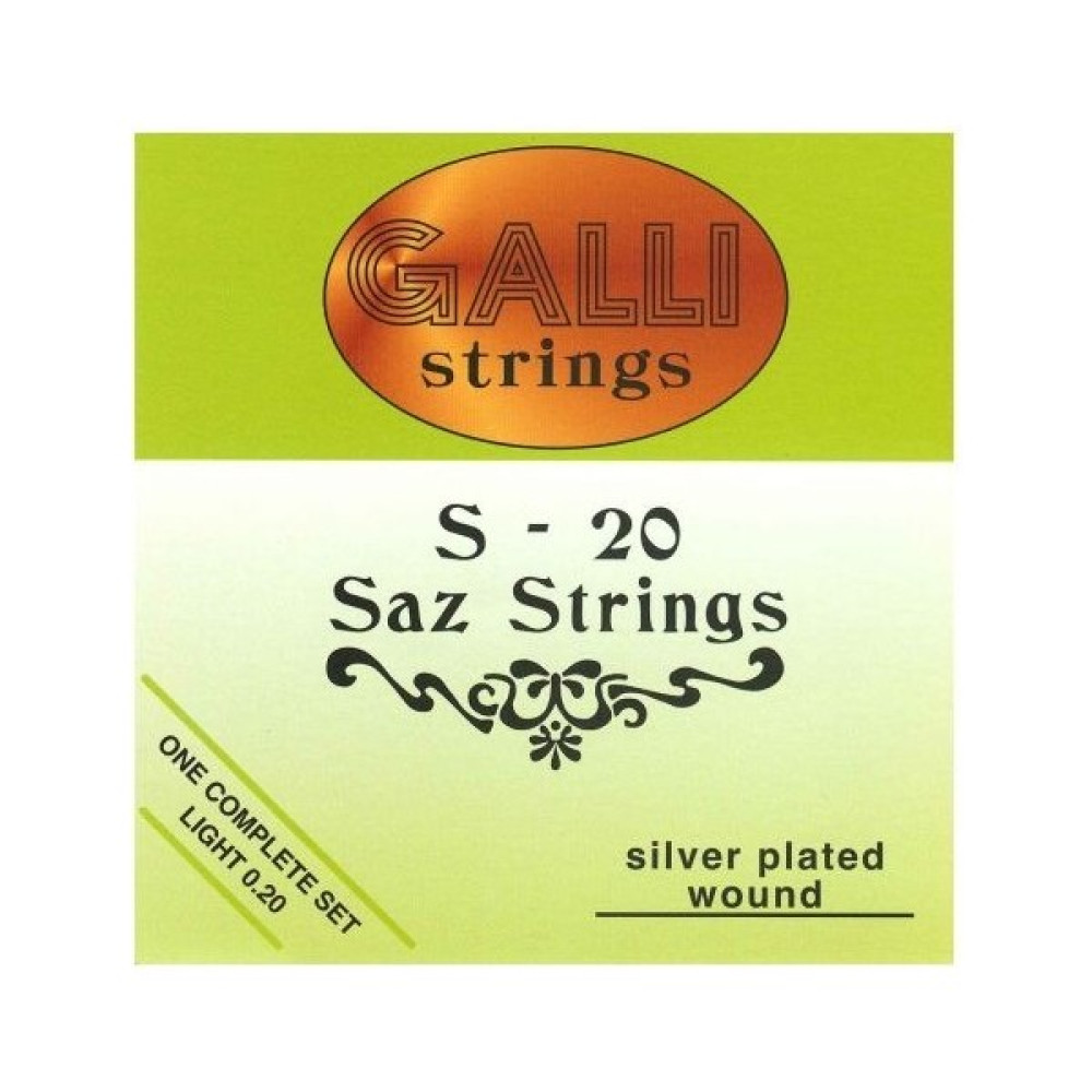 Galli S20 Bağlama Teli 0,20 Uzun Sap Saz Için S-20 Müzik Aleti Aksesuarları Fiyatı