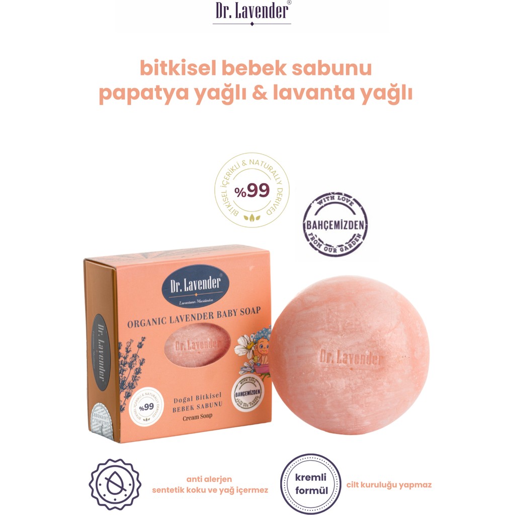 Gallipoli Lavender Doğal Bitkisel Lavanta ve Papatya Yağlı Bebek Sabunu 100 gr Sabunlar Fiyatı