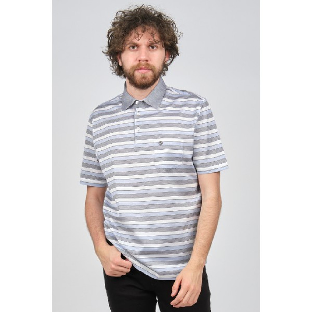 Gallus Erkek Cep Detaylı Polo Yaka T-Shirt 1193269 Mavi Erkek T-shirt Fiyatı