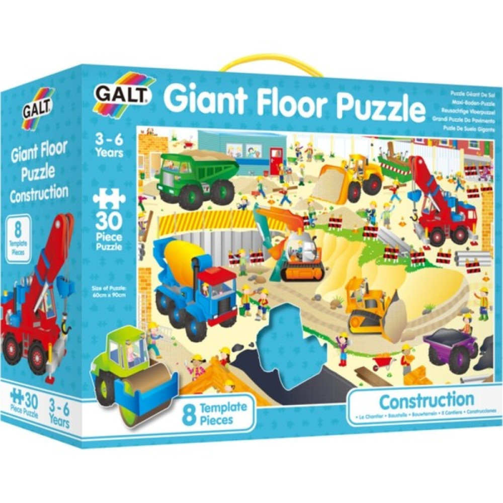 Galt Giant Floor Puzzle Contruction 30 Parça 3-6 Yaş Eğitici Oyuncak Fiyatı