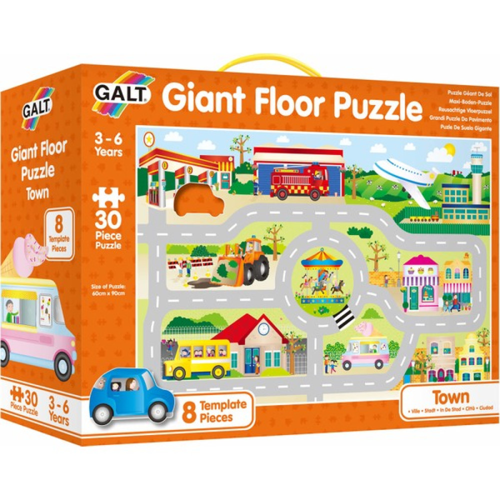 Galt Giant Floor Puzzle - Town 30 Parça Eğitici Oyuncak Fiyatı