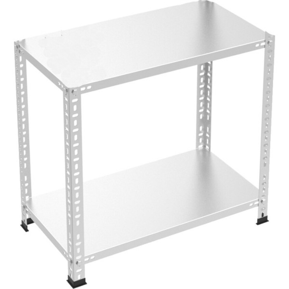 GalvanizRaf 2 Katlı Galvaniz Çelik Raf Arşiv Rafı Depo Rafı Kiler Rafı 43x93x100 - Füme Evrak Dolabı Fiyatı