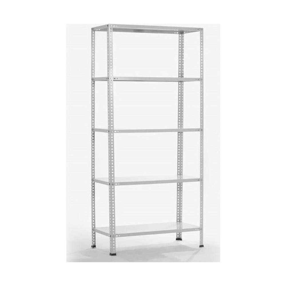 GalvanizRaf 5 Katlı Galvaniz Çelik Raf Arşiv Rafı Depo Rafı Kiler Rafı 43x93x200 - Füme Evrak Dolabı Fiyatı